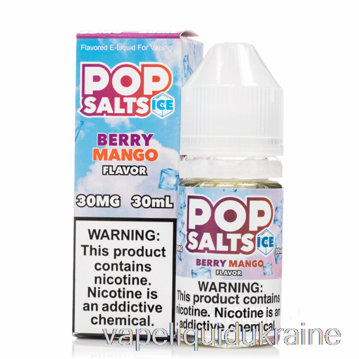 Vape Liquid Ukraine ICE Berry Mango - Pop Salts - 30mL 30mg